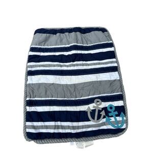 Just‎ born comforter Nautical rope trim whales anchors